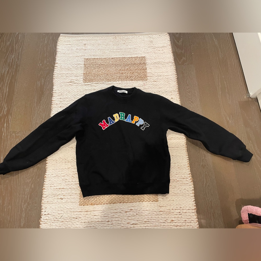 Madhappy Black Crewneck Sweatshirt, Multicolor, Worn Once, Small